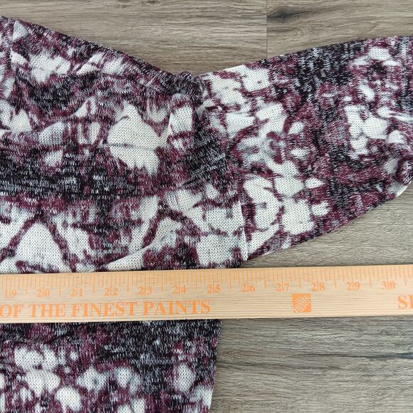 Front of Closet Sweater Womens 2X Abstract Print Pullover Lightweight Top - Picture 7 of 10